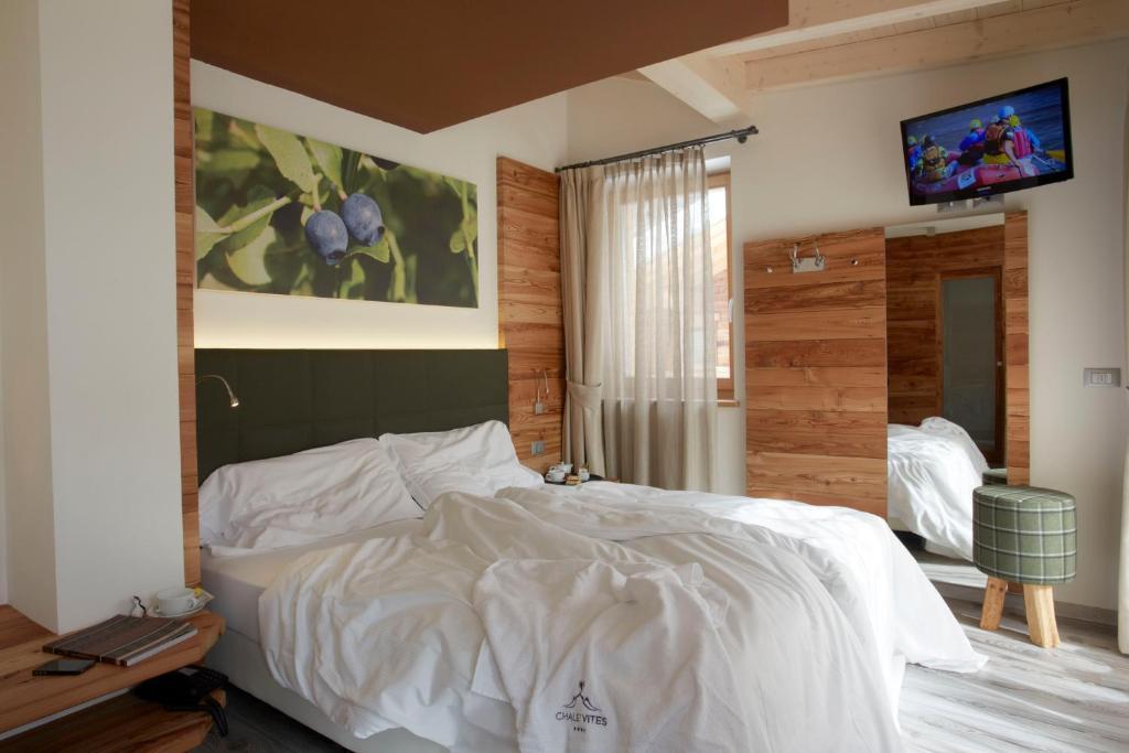 Chalet Vites Mountain Hotel Canazei Kamer foto