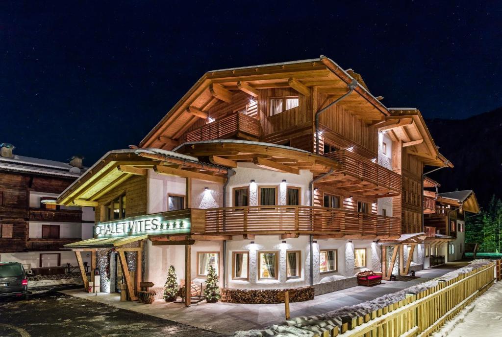 Chalet Vites Mountain Hotel Canazei Buitenkant foto